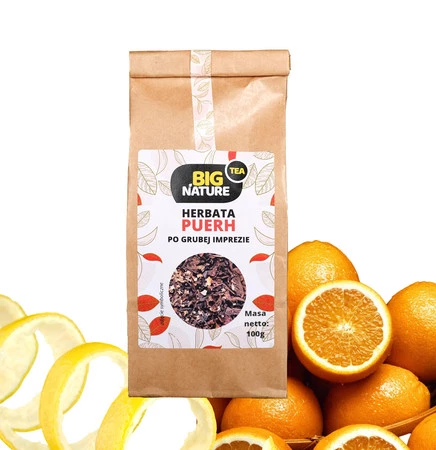 Herbata PUERH PO GRUBEJ IMPREZIE 100g