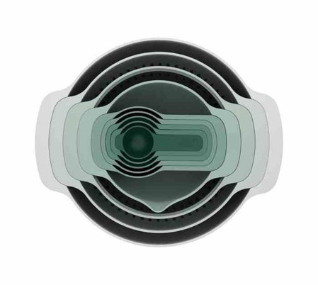 JJ - Zestaw misek i miarek Nest™ 9 Plus, sage