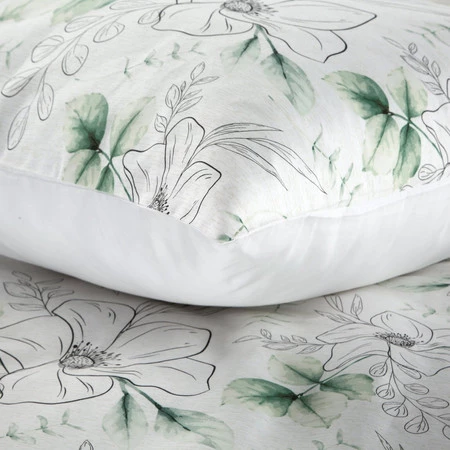 Komplet pościeli satynowej Spring 28, 220 x 200 cm, Biały