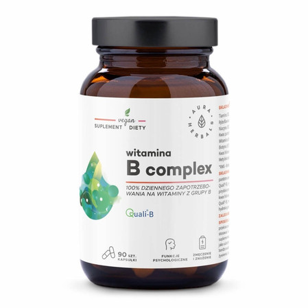  Aura Herbals Witamina B Complex 90 kaps. vege