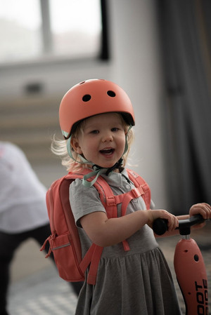 SCOOTANDRIDE Kask XXS-S dla dzieci 1-5 lat Peach