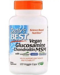 Doctor's Best Wegańska Glukozamina + Chondroityna + MSM 120 kaps.