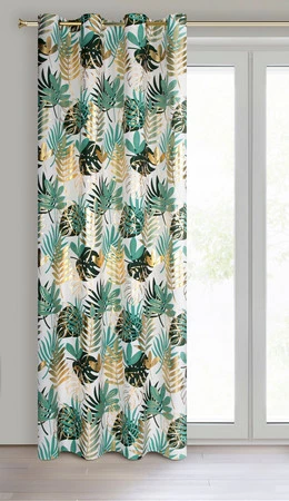 ZASŁONA GOTOWA MALTA 140 X 250 CM BIAŁY