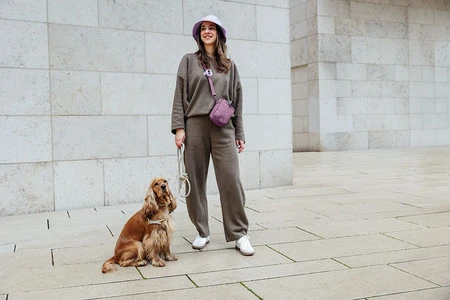 PALOPA Torebka saszetka na smakołyki dla psa Greta berry L