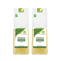 Zestaw: 2x Soczewica żółta BIO 400 g