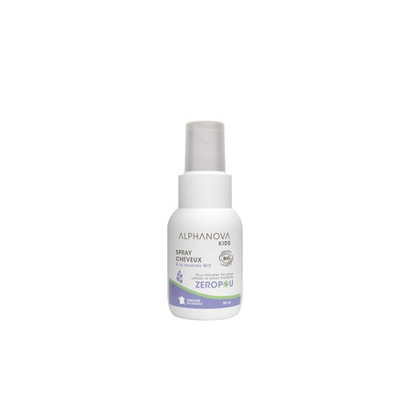 Alphanova Kids Bio, ZEROPOU, Spray do włosów z lawendą, 50 ml
