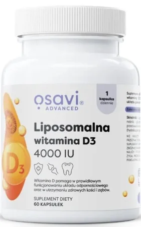 Osavi Liposomal Vitamin D3, 4000 IU - 60 caps