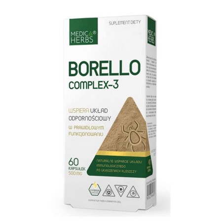 Medica Herbs Borello Complex - 3 wsparcie układu odpornościowego 60 kaps.