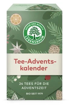 Lesenbaum Kalendarz Adwentowy, zestaw herbat i herbatek Bio 24 szt