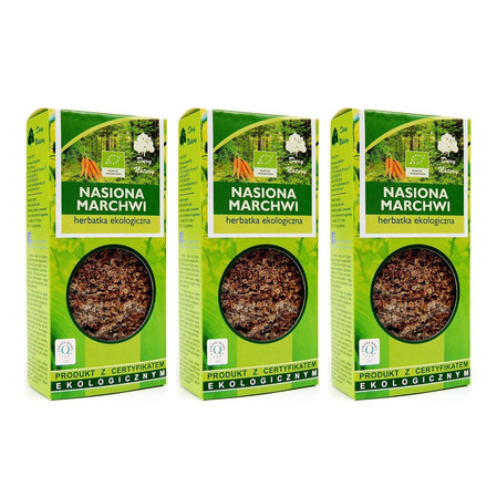 Zestaw: 3x Dary Natury Nasiona marchwi EKO 40 g