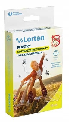 Lortan Moskito Plastry aromtyczne z olejkiem citronella 18 szt.