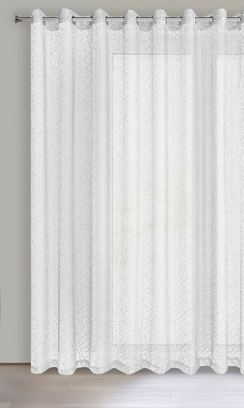 FIRANA GOTOWA AMANDA 300 X 250 CM BIAŁY
