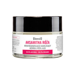 Iossi,  Aksamitna róża, krem regenerująco nawilżający, acerola, róża, algi, 50 ml