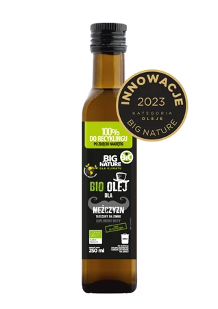 Big Nature Olej DLA MĘŻCZYZN bio tłoczony na zimno 250ml