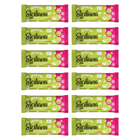 Zestaw 12x Zmiany Zmiany Baton Pistacjowy Z Malinami 