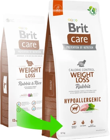 Brit Care Dog Hypoallergenic WEIGHT LOSS Rabbit 12kg
