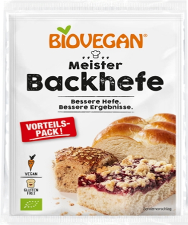 BIOVEGAN DROŻDŻE SUSZONE BEZGLUTENOWE BIO (3 x 7 g) 21 g