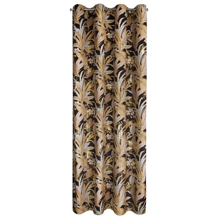 ZASŁONA GOTOWA ADEL 140 X 250 CM CZARNY