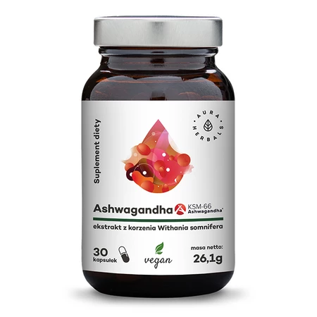 Aura herbals - Ashwagandha - 30 kaps
