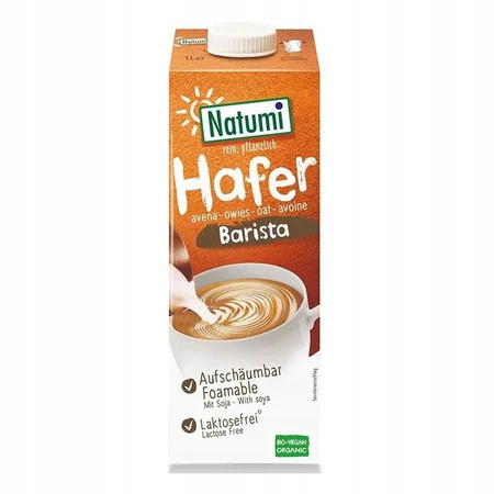 NATUMI Napój owsiano-sojowy Barista BIO 1L