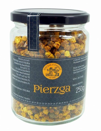 Pierzga czysta (sucha) 250g SPECJAŁ Z PASIEKI