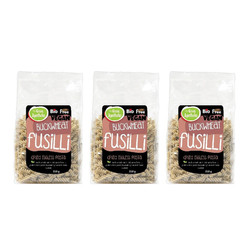 Zestaw: 3x MAKARON (GRYCZANY) ŚWIDERKI FUSILLI BEZGLUTENOWY BIO 250 g - APOTHEKE
