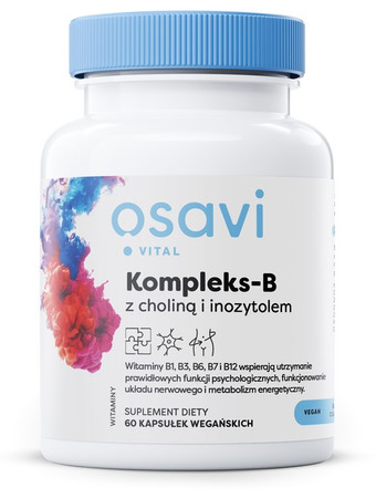 Osavi Kompleks-B z choliną i inozytolem 60 kaps.