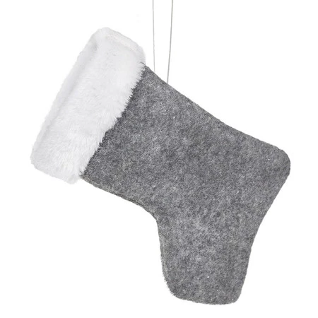 OZDOBA CHOINKOWA Z FILCU SKARPETA NA CHOINKĘ 15 cm