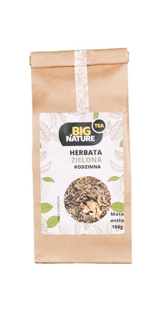 Big Nature Herbata Zielona Rodzinna 100 g
