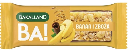 Bakalland BA! Baton zbożowy banan 40g