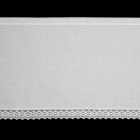 FIRANA GOTOWA CLARIE NA TAŚMIE 150 X 60 CM BIAŁY