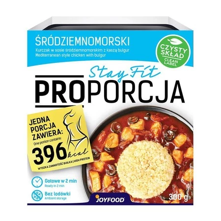 PROporcja − Kurczak w sosie śródziemnomorskim z kaszą bulgur − 300 g