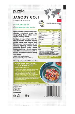 Purella Superfoods Jagody Goji 45g