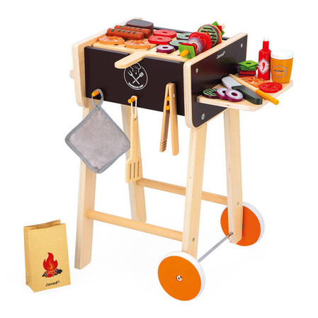 Janod Grill drewniany z akcesoriami 3+
