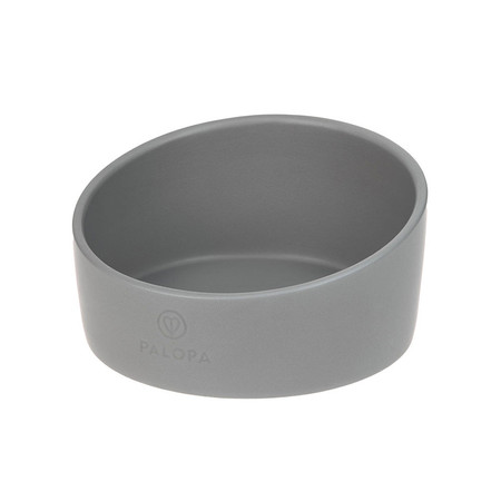PALOPA Miska dla psa porcelanowa Cali grey