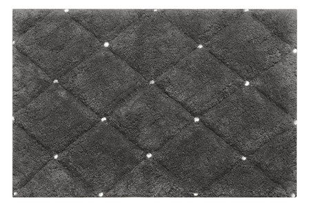 DYWANIK ŁAZIENKOWY CHIC (2) 60 X 90 CM STALOWY
