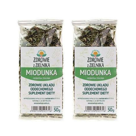 Zestaw: 2x Natura Wita Miodunka Herbatka 50 G