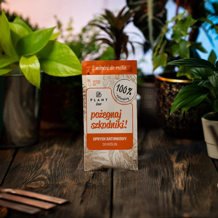 Plant Lover Pożegnaj szkodniki! 15ml - 100% organiczny oprysk do roślin doniczkowych