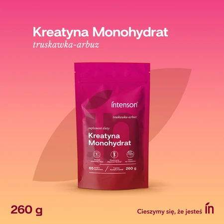 Intenson Kreatyna Monohydrat smak truskawka-arbuz 260g