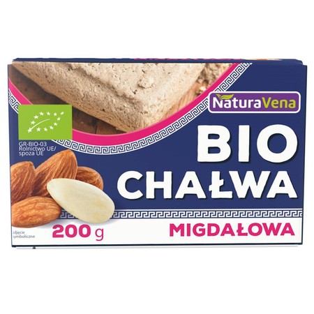 NATURAVENA CHAŁWA Z MIGDAŁAMI BIO 200 g