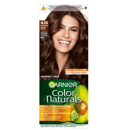 Color Naturals Creme krem koloryzujący do włosów 4.15 Mroźny Kasztan