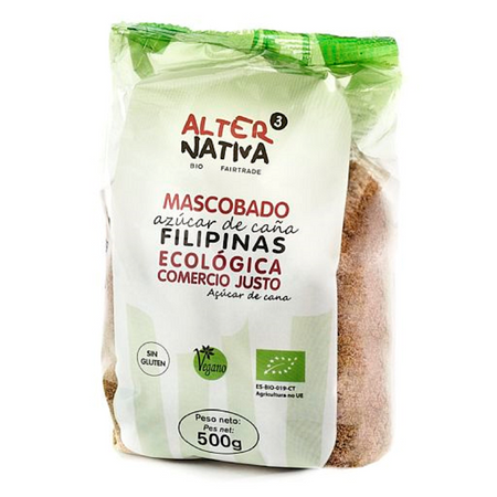 CUKIER TRZCINOWY MASCOBADO BEZGLUTENOWY BIO 500 g - ALTERNATIVA