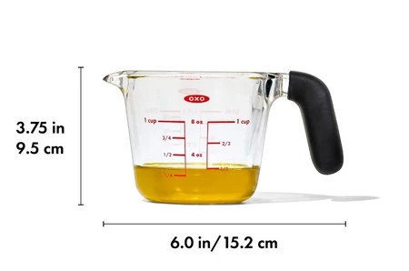 OXO-Miarka szklana 0,25l. Good Grips