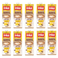 Inka Napój Barista Owsiane waniliowe 1l x 10