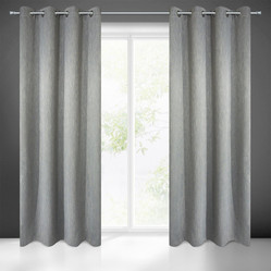 ZASŁONA GOTOWA ROSSIE 135 X 250 CM STALOWY