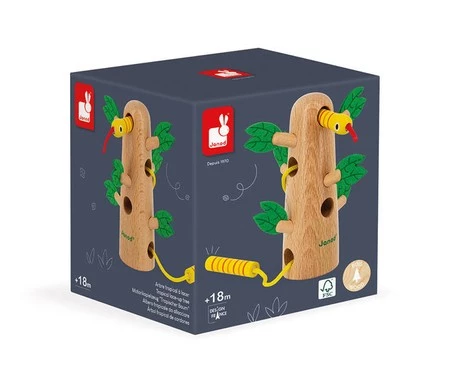 Janod Drewniana przeplatanka Drzewo Tropik 18m+