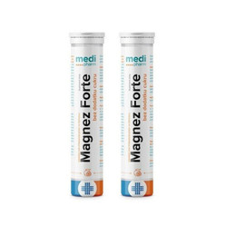 Zestaw: 2x Medi pharm Magnez cytryn. smak pomarańcza 20 tabl.