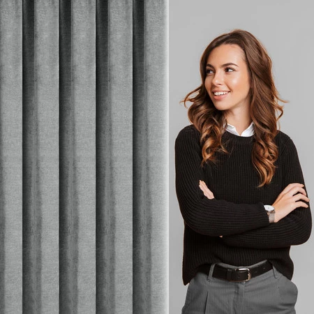 Zasłona 140 x 270 cm ZAS/NESKA/STAL