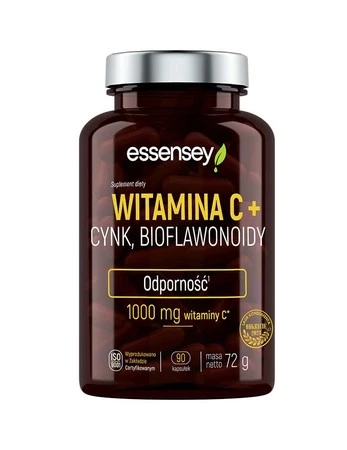 ESSENSEY WITAMINA C + CYNK, BIOFLAWONOIDY 90cap