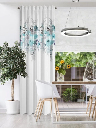 ZASŁONA GOTOWA SENDI NA TAŚMIE 140 X 270 CM BIAŁY